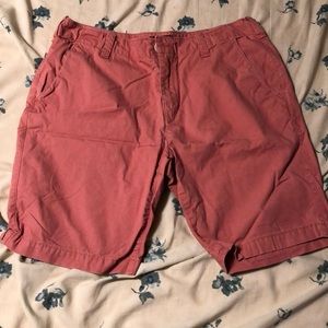 Express salmon pink 9’ shorts